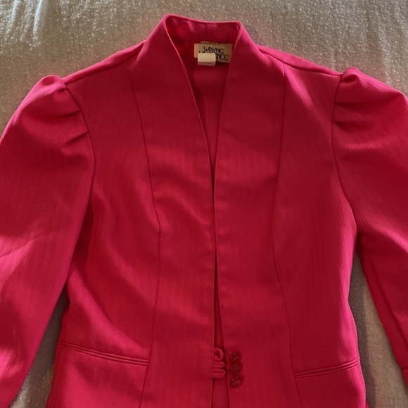 Vintage Blazer & Pencil skirt size Jr 3 - Picture 4 of 13